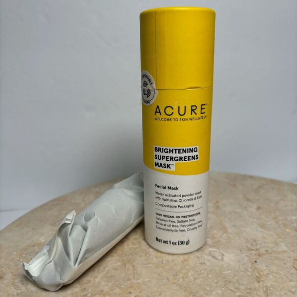 Acure Brightening Supergreens‎ Mask - Picture 1 of 3